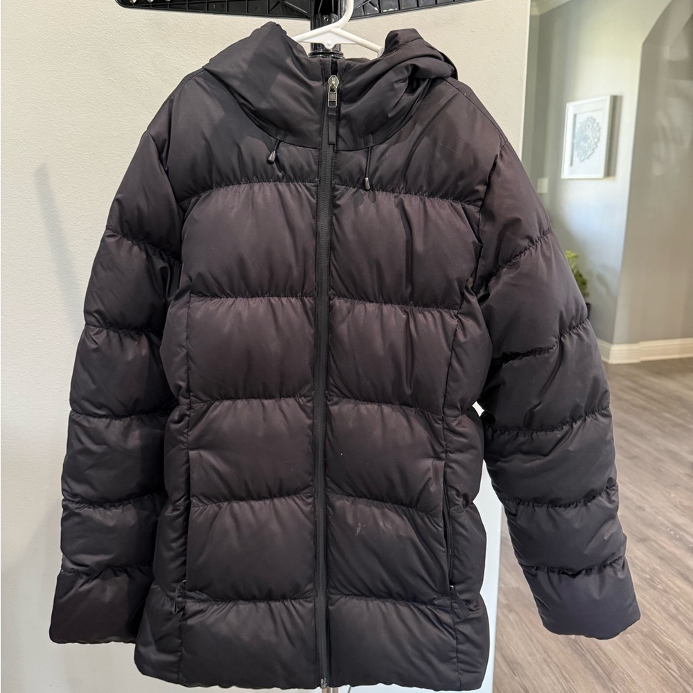 Patagonia Down With It Hooded Jacket Women’s XS Black Puffer Coat